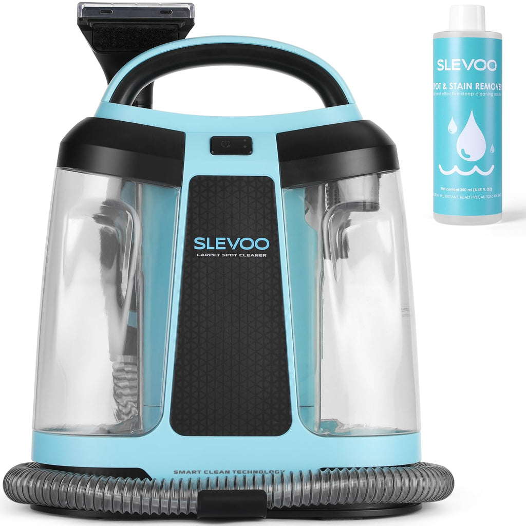 Carpet Cleaner Machine 11Kpa Strong Suction New 450W Powerful Motor Portable Upholstery Cleaner with Spot Cleaner Stain Remover for Pet Accident Rugs Carpet and Upholstery Blue