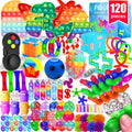 MOZACI Fidget Toys 120 Pack Fidgets Set Stocking Stuffers for Kids Party Favors Autism Sensory Toy Bulk Adults Kids Boys Girls Teens Stress Autistic ADHD Anxiety Carnival Treasure Classroom Prizes
