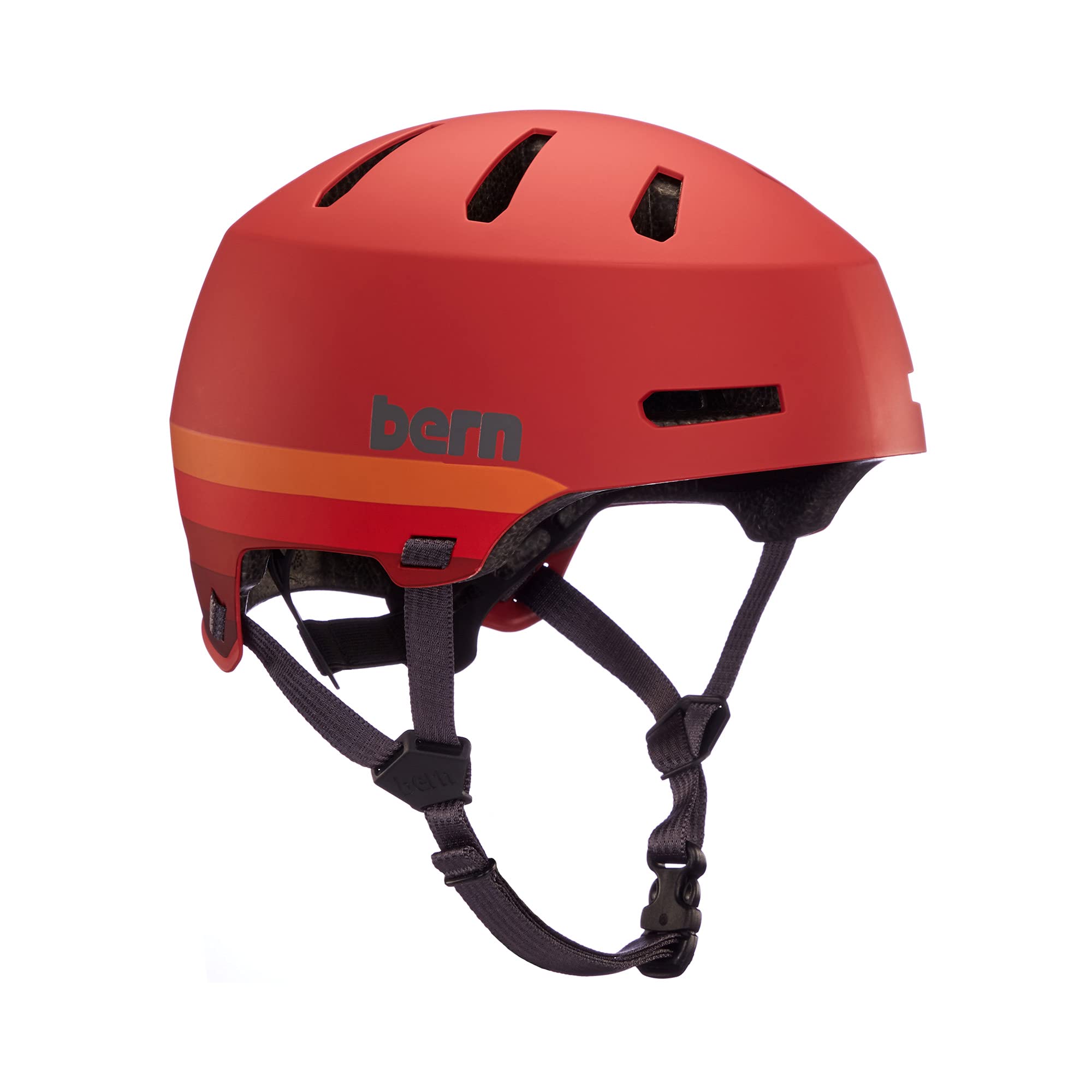 BERN Macon 2.0 Multisport Helmet - MIPS Retro Rust Adult Cycling Helmet - Lightweight Skate Helmet - Adjustable Adult Bike Helmet for Men and Women - Skateboard Helmet - Road Bike Helmet