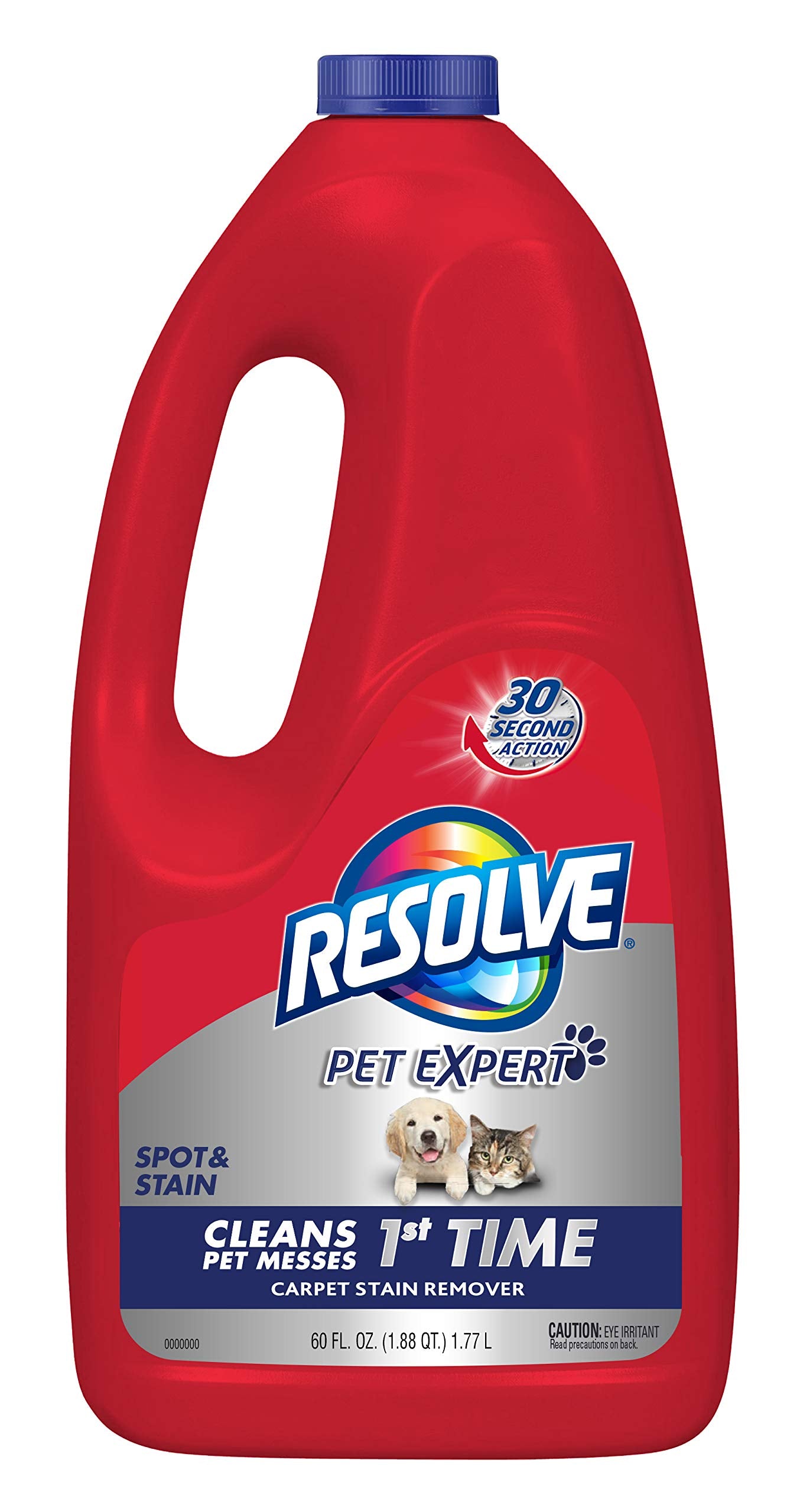 Resolve Pet Expert Carpet Spot & Stain Remover Spray Refill Pet Stain and Odor Remover Carpet Cleaner 60 Oz